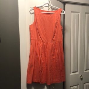 Jessica Simpson Coral Boat Neck Dress